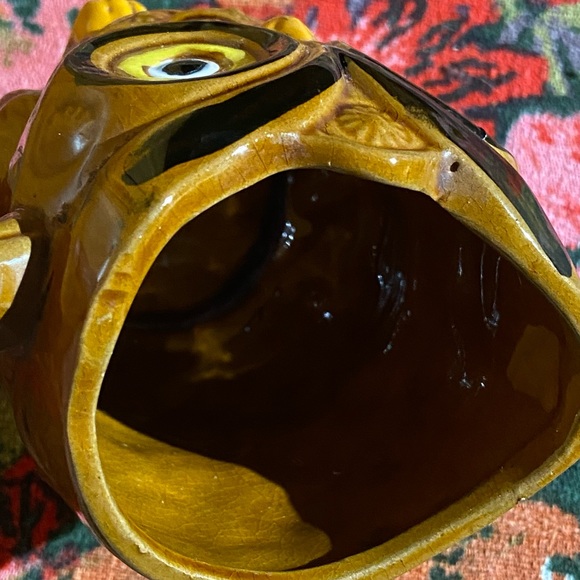 MCM Vtg Cup | Big Eyed Owl | Glazed Ceramic - Picture 6 of 6